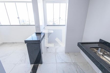 cozinha de apartamento para alugar com 2 quartos, 2700m² em Santa Branca, Belo Horizonte