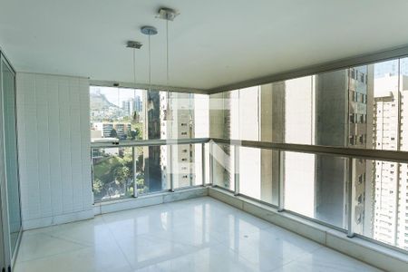 Varanda da Sala de apartamento à venda com 3 quartos, 198m² em Vila da Serra, Nova Lima