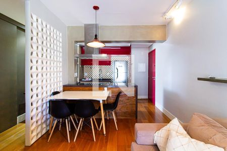 Sala de apartamento para alugar com 2 quartos, 65m² em Vila Romana, São Paulo