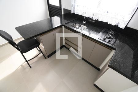 Sala/Cozinha de kitnet/studio para alugar com 1 quarto, 26m² em Cajuru, Curitiba