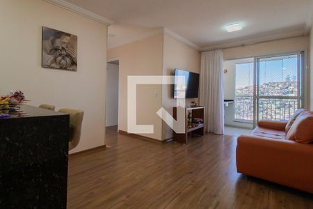 Sala/Sala de jantar de apartamento para alugar com 2 quartos, 57m² em Jardim Itapark, Mauá