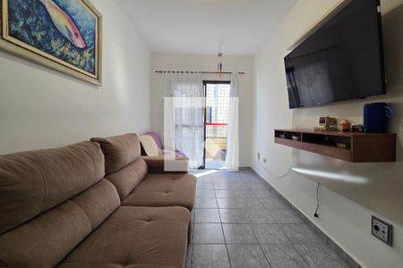 Sala de apartamento para alugar com 1 quarto, 54m² em Cidade Ocian, Praia Grande