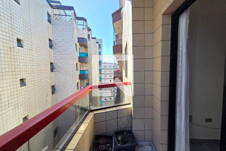 Varanda de apartamento para alugar com 1 quarto, 54m² em Cidade Ocian, Praia Grande