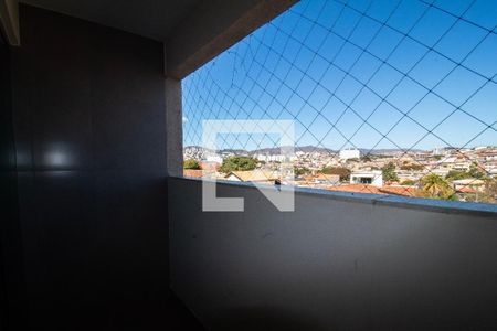 Varanda da sala de apartamento à venda com 2 quartos, 60m² em Salgado Filho, Belo Horizonte