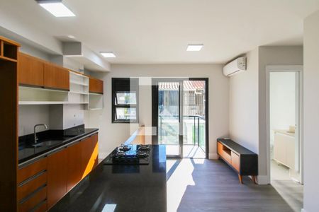 Sala/Cozinha de apartamento para alugar com 2 quartos, 50m² em Centro, Canoas