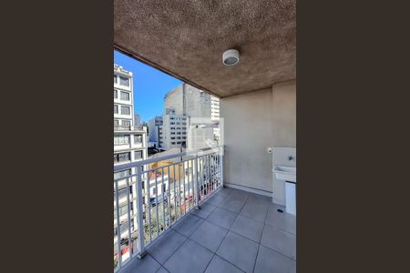 Varanda de kitnet/studio à venda com 1 quarto, 36m² em Liberdade, São Paulo