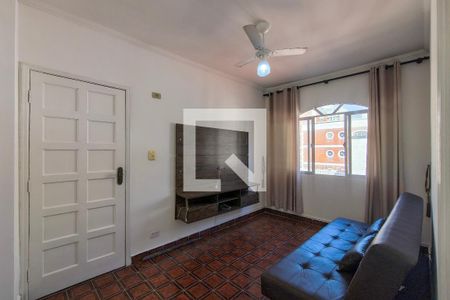 Sala de apartamento para alugar com 1 quarto, 54m² em Vila Tupi, Praia Grande