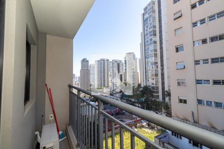 Varanda de kitnet/studio para alugar com 1 quarto, 25m² em Perdizes, São Paulo