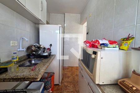 Cozinha de apartamento para alugar com 1 quarto, 37m² em Cidade Ocian, Praia Grande