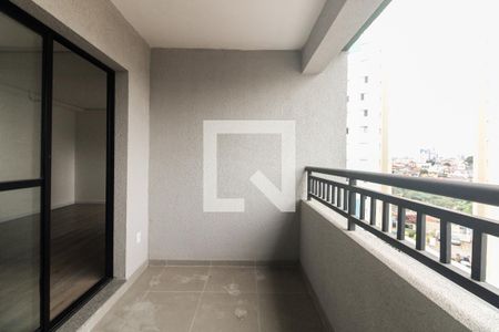 Varanda  de kitnet/studio para alugar com 1 quarto, 36m² em Chácara Seis de Outubro, São Paulo
