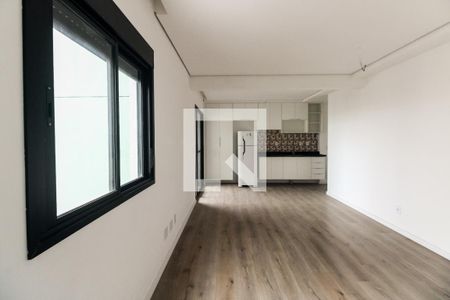Studio - Quarto e Sala  de kitnet/studio para alugar com 1 quarto, 36m² em Chácara Seis de Outubro, São Paulo