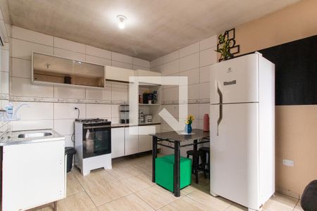 Sala/Cozinha de casa de condomínio à venda com 2 quartos, 47m² em Campo de Santana, Curitiba