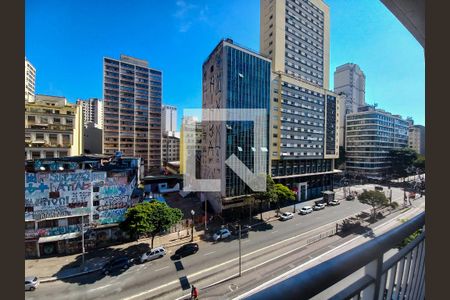 Vista da Sacada de apartamento para alugar com 1 quarto, 40m² em Campos Elíseos, São Paulo