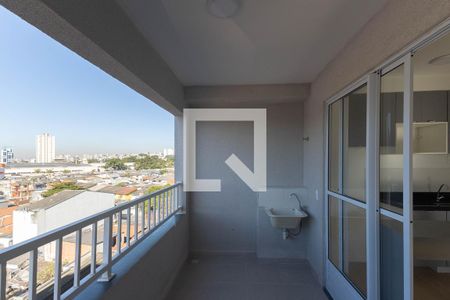 Varanda / Tanque  de apartamento para alugar com 2 quartos, 35m² em Vila Nilo, São Paulo