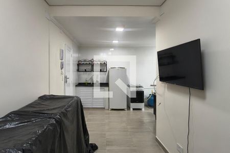 Sala de apartamento para alugar com 1 quarto, 40m² em Canto do Forte, Praia Grande