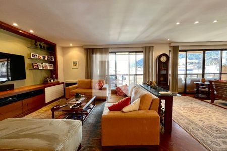 Sala de apartamento à venda com 3 quartos, 280m² em Lagoa, Rio de Janeiro