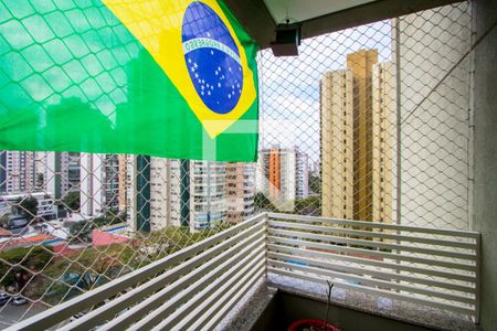 Varanda da Sala de apartamento à venda com 1 quarto, 68m² em Jardim, Santo André