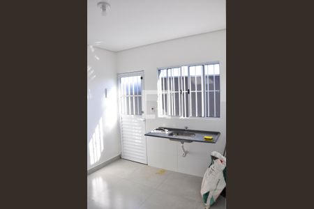 Detalhe - Sala e Cozinha de apartamento à venda com 1 quarto, 28m² em Vila Zat, São Paulo