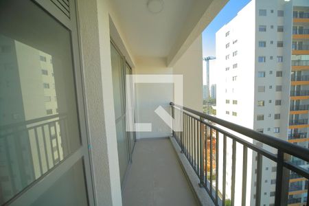 Varanda da Sala  de apartamento para alugar com 2 quartos, 61m² em Planalto, São Bernardo do Campo