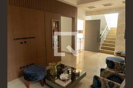 Sala de casa de condomínio para alugar com 3 quartos, 235m² em Residencial Paineiras, Paulínia