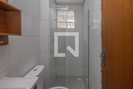 banheiro social_2 de apartamento para alugar com 1 quarto, 20m² em Sacomã, São Paulo