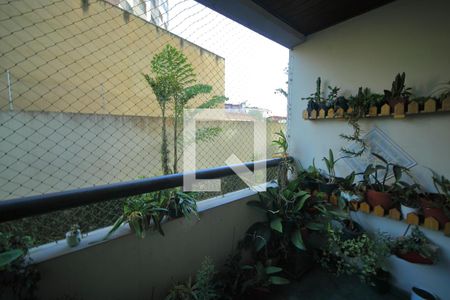 Varanda da Sala de apartamento à venda com 4 quartos, 140m² em Vila Julia, São Bernardo do Campo