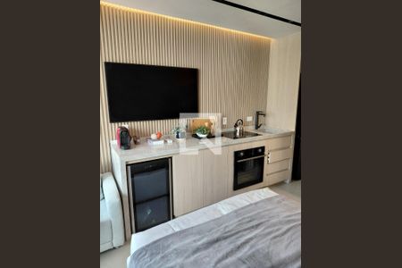 Cozinha de apartamento à venda com 1 quarto, 23m² em Cerqueira César, São Paulo