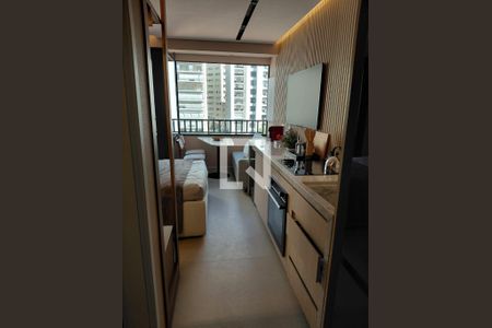 Cozinha de apartamento à venda com 1 quarto, 23m² em Cerqueira César, São Paulo