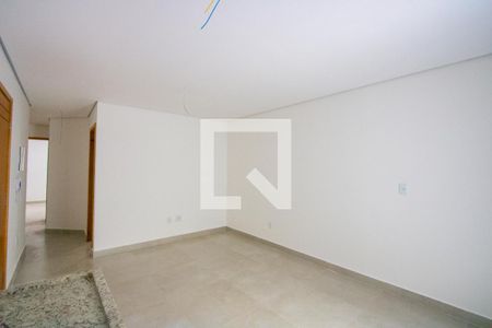Sala/Cozinha de apartamento à venda com 2 quartos, 55m² em Vila Pires, Santo André
