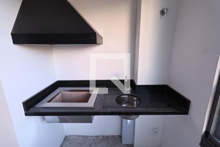 Varanda gourmet  de apartamento à venda com 3 quartos, 133m² em Jardim, Santo André