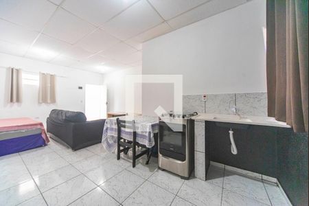 Cozinha da Kitnet de kitnet/studio para alugar com 1 quarto, 30m² em Recreio da Borda do Campo, Santo André