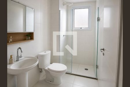Banheiro de apartamento para alugar com 2 quartos, 42m² em Jardim Alvorada (Zona Oeste), São Paulo