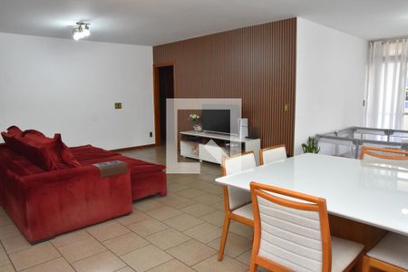 sala  e sala de jantar de apartamento à venda com 3 quartos, 188m² em Centro, Jundiaí