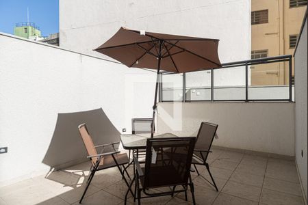 Varanda do Quarto de kitnet/studio para alugar com 1 quarto, 46m² em Consolação, São Paulo