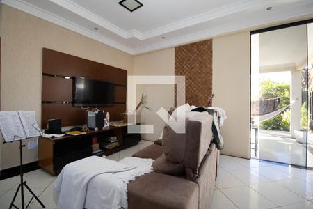 Sala de casa de condomínio para alugar com 5 quartos, 460m² em Condomínio Solar de Brasília, Brasília
