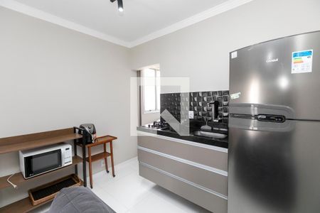 COZINHA de apartamento para alugar com 1 quarto, 50m² em Cambuí, Campinas