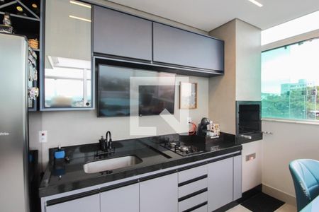 Cobertura - Espaço Gourmet de apartamento à venda com 3 quartos, 105m² em Santa Branca, Belo Horizonte