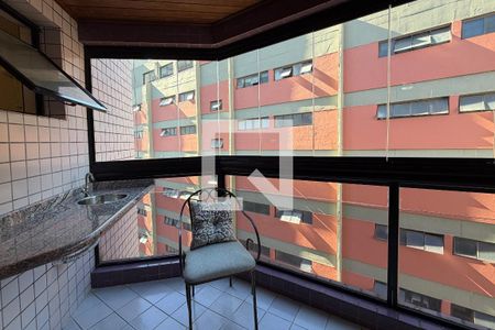 Varanda da Sala de apartamento para alugar com 1 quarto, 70m² em Aparecida, Santos