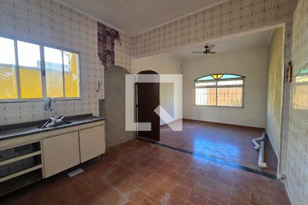 Sala/Cozinha de casa para alugar com 2 quartos, 78m² em Maracanã, Praia Grande