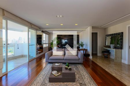 Sala de apartamento para alugar com 4 quartos, 370m² em Vila Andrade, São Paulo