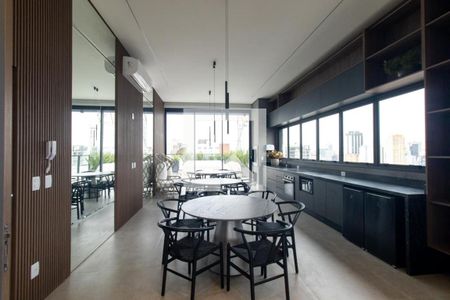 Área comum - Salão de festas de kitnet/studio à venda com 1 quarto, 21m² em Centro, Curitiba