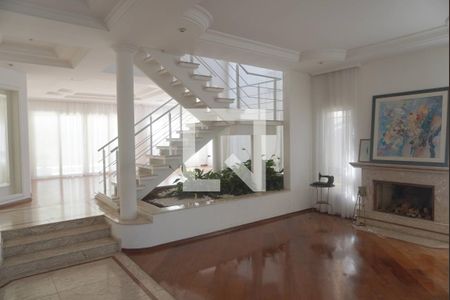 Sala  de casa de condomínio para alugar com 4 quartos, 455m² em Residencial Morada dos Lagos, Barueri