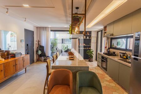 Sala 1/Cozinha de apartamento à venda com 1 quarto, 116m² em Serra, Belo Horizonte