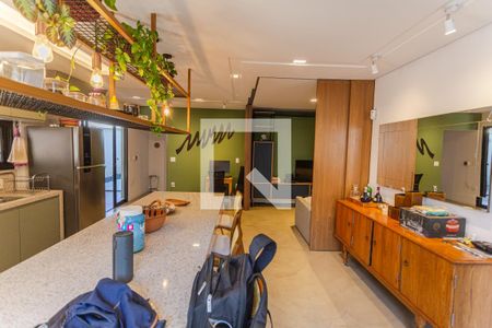 Sala 1/Cozinha de apartamento à venda com 1 quarto, 116m² em Serra, Belo Horizonte