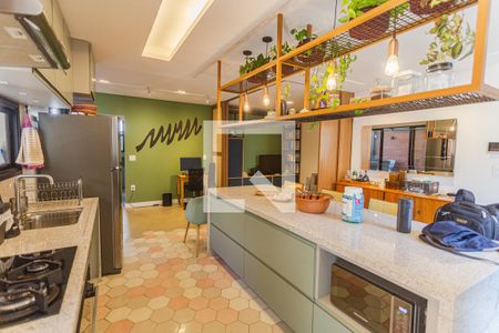 Sala 1/Cozinha de apartamento à venda com 1 quarto, 116m² em Serra, Belo Horizonte