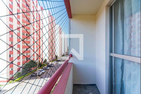 Varanda da Sala de apartamento à venda com 2 quartos, 55m² em Jardim do Estádio, Santo André