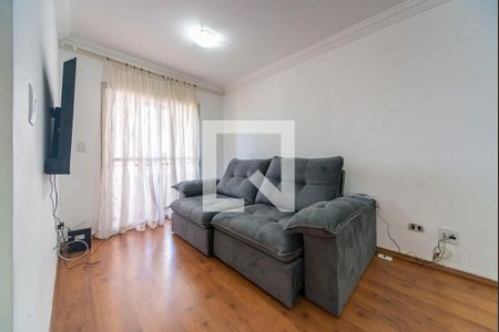 Sala de apartamento à venda com 2 quartos, 55m² em Jardim do Estádio, Santo André