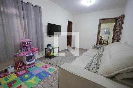 Sala de casa à venda com 3 quartos, 142m² em Utinga, Santo André