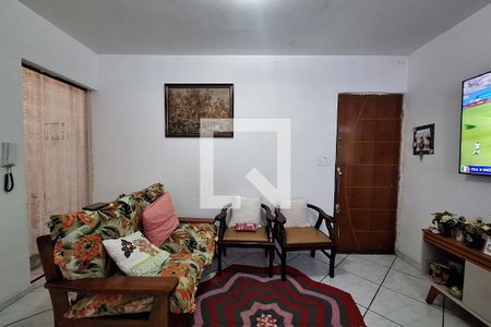 Sala de TV de apartamento à venda com 2 quartos, 54m² em Jardim Santo André, Santo André
