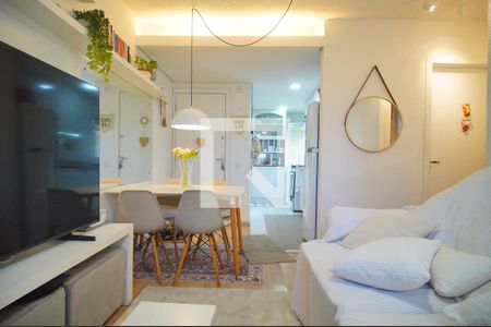 sala de apartamento à venda com 2 quartos, 43m² em Santos Dumont, São Leopoldo